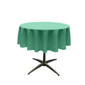 48" Solid Round Tablecloth - Over Lay Round Table Cover for Events Available in Different Sizes