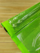 Foil Metallic Spandex Fabric - Lime Green - Shiny Metallic Foil Spandex Fabric by Yard