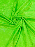 Iridescent Foggy Foil Fabric - Oil Slick 58/60" Stretch Foil Velvet Fabric By Yard