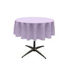 48" Solid Round Tablecloth - Over Lay Round Table Cover for Events Available in Different Sizes