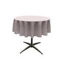 58" Solid Round Tablecloth - Over Lay Round Table Cover for Events Available in Different Sizes