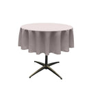 58" Solid Round Tablecloth - Over Lay Round Table Cover for Events Available in Different Sizes