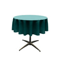 36" Solid Round Tablecloth - Over Lay Round Table Cover for Events Available in Different Sizes