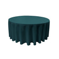 96" Round Drape Solid Tablecloth - Round Full Table Cover 3 Part Stitched Available in 84 Colors