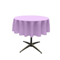 48" Solid Round Tablecloth - Over Lay Round Table Cover for Events Available in Different Sizes