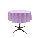 48" Solid Round Tablecloth - Over Lay Round Table Cover for Events Available in Different Sizes