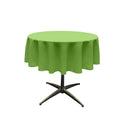 51" Solid Round Tablecloth - Over Lay Round Table Cover for Events Available in Different Sizes