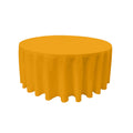 72" Round Drape Solid Tablecloth - Round Full Table Cover 3 Part Stitched Available in 84 Colors