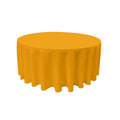 96" Round Drape Solid Tablecloth - Round Full Table Cover 3 Part Stitched Available in 84 Colors