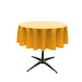 48" Solid Round Tablecloth - Over Lay Round Table Cover for Events Available in Different Sizes