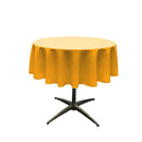 48" Solid Round Tablecloth - Over Lay Round Table Cover for Events Available in Different Sizes