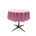 36" Solid Round Tablecloth - Over Lay Round Table Cover for Events Available in Different Sizes