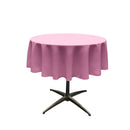 42" Solid Round Tablecloth - Over Lay Round Table Cover for Events Available in Different Sizes