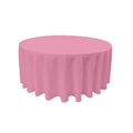108" Round Drape Solid Tablecloth - Round Full Table Cover 3 Part Stitched Available in 84 Colors