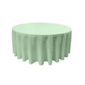 90" Round Drape Solid Tablecloth - Round Full Table Cover 3 Part Stitched Available in 84 Colors