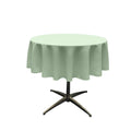 54" Solid Round Tablecloth - Over Lay Round Table Cover for Events Available in Different Sizes