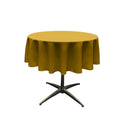 48" Solid Round Tablecloth - Over Lay Round Table Cover for Events Available in Different Sizes