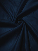 Faux Suede Fabric - Navy Blue - 58" Polyester Micro Suede Fabric for Upholstery / Tablecloth/ Costume By Yard