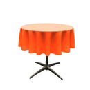48" Solid Round Tablecloth - Over Lay Round Table Cover for Events Available in Different Sizes