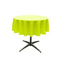 42" Solid Round Tablecloth - Over Lay Round Table Cover for Events Available in Different Sizes
