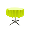 58" Solid Round Tablecloth - Over Lay Round Table Cover for Events Available in Different Sizes