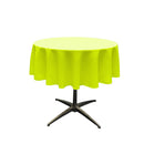 36" Solid Round Tablecloth - Over Lay Round Table Cover for Events Available in Different Sizes
