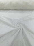 Sparkling Glitter Tulle Fabric - Sparkling Glitter Tulle Mesh Fabric Sold By Yard
