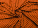60" Minky Fur 3.mm Pile Fabric - Soft Blanket Minky Dot Fabric by the Yard (Pick Color)