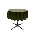 36" Solid Round Tablecloth - Over Lay Round Table Cover for Events Available in Different Sizes