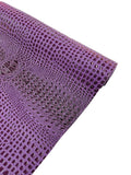 Gator Embossed Vinyl Leather Fabric - Different Colors - Sold By The Yard