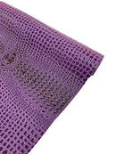 Gator Embossed Vinyl Leather Fabric - Different Colors - Sold By The Yard