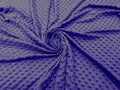 60" Minky Fur 3.mm Pile Fabric - Soft Blanket Minky Dot Fabric by the Yard (Pick Color)