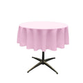 48" Solid Round Tablecloth - Over Lay Round Table Cover for Events Available in Different Sizes