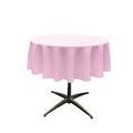 36" Solid Round Tablecloth - Over Lay Round Table Cover for Events Available in Different Sizes