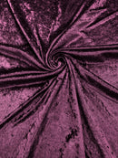 Crushed Stretch Panne Velvet Velour Fabric - 58"/60 Stretch Crushed Panne Velvet Fabric By Yard