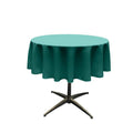 42" Solid Round Tablecloth - Over Lay Round Table Cover for Events Available in Different Sizes