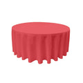 96" Round Drape Solid Tablecloth - Round Full Table Cover 3 Part Stitched Available in 84 Colors