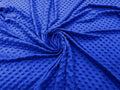 60" Minky Fur 3.mm Pile Fabric - Soft Blanket Minky Dot Fabric by the Yard (Pick Color)
