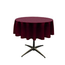 36" Solid Round Tablecloth - Over Lay Round Table Cover for Events Available in Different Sizes