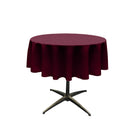 58" Solid Round Tablecloth - Over Lay Round Table Cover for Events Available in Different Sizes