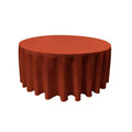 96" Round Drape Solid Tablecloth - Round Full Table Cover 3 Part Stitched Available in 84 Colors