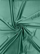 60" Heavy Shiny Satin Fabric - Seafoam - Stretch Shiny Satin Fabric Sold By Yard