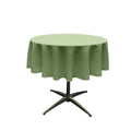36" Solid Round Tablecloth - Over Lay Round Table Cover for Events Available in Different Sizes
