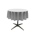 58" Solid Round Tablecloth - Over Lay Round Table Cover for Events Available in Different Sizes