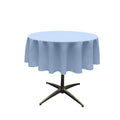 48" Solid Round Tablecloth - Over Lay Round Table Cover for Events Available in Different Sizes