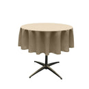 36" Solid Round Tablecloth - Over Lay Round Table Cover for Events Available in Different Sizes