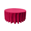 90" Round Drape Solid Tablecloth - Round Full Table Cover 3 Part Stitched Available in 84 Colors