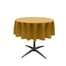36" Solid Round Tablecloth - Over Lay Round Table Cover for Events Available in Different Sizes