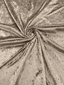 Crushed Stretch Panne Velvet Velour Fabric - 58"/60 Stretch Crushed Panne Velvet Fabric By Yard