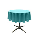 36" Solid Round Tablecloth - Over Lay Round Table Cover for Events Available in Different Sizes